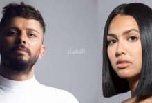 الفنان حاتم عمور والفنانة منال بنشيخة