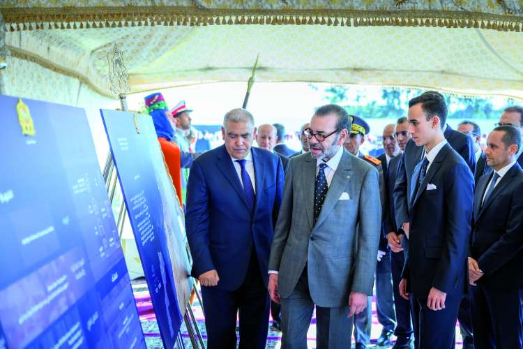 افتتاح أول منصة جهوية لمخزون الإغاثة في جهة الرباط-سلا-القنيطرة، بحضور الملك محمد السادس.