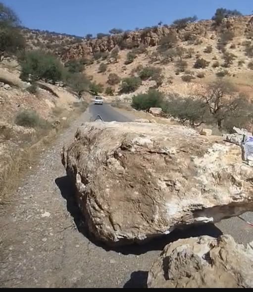انهيارات صخرية تغلق طرقا حيوية بإقليم أكادير